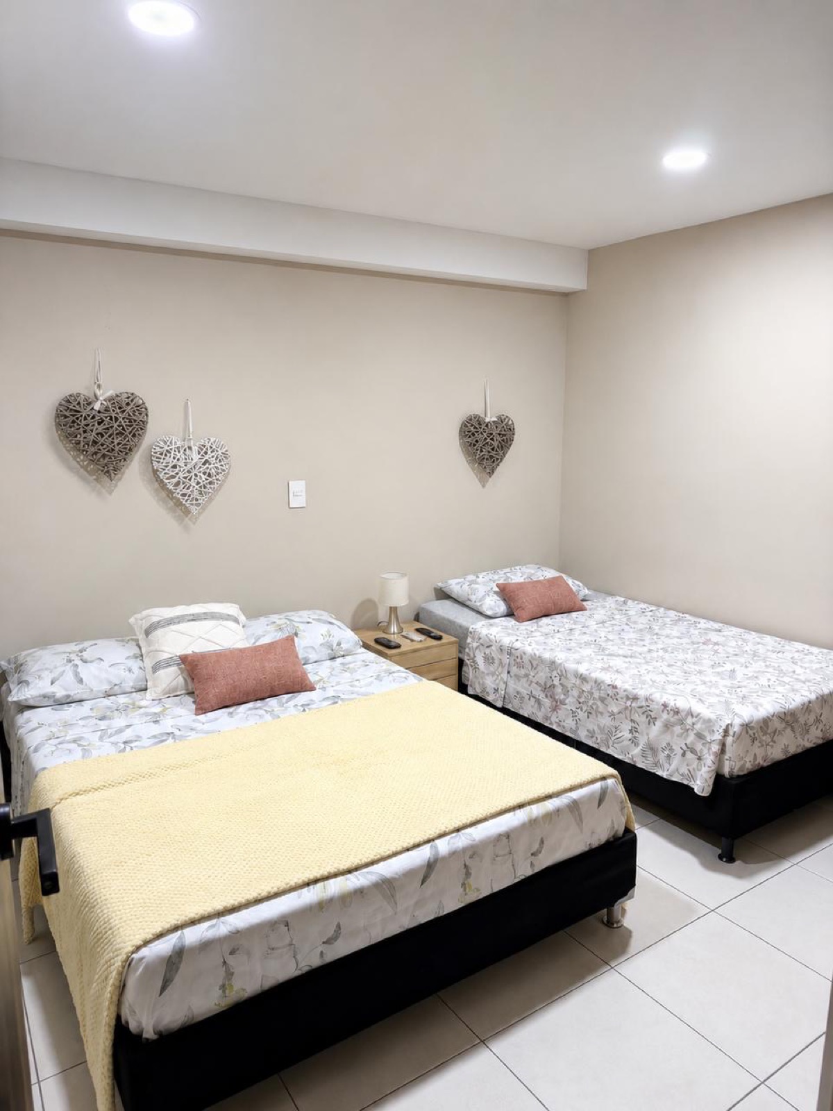 Triple room with a double and a single bed
